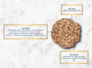 vegan, gluten-free oat crisp cookie, how it's made
