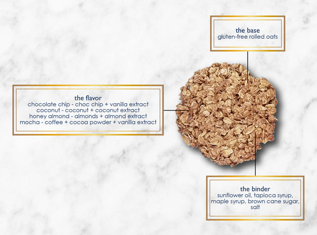 vegan, gluten-free oat crisp cookie, how it's made